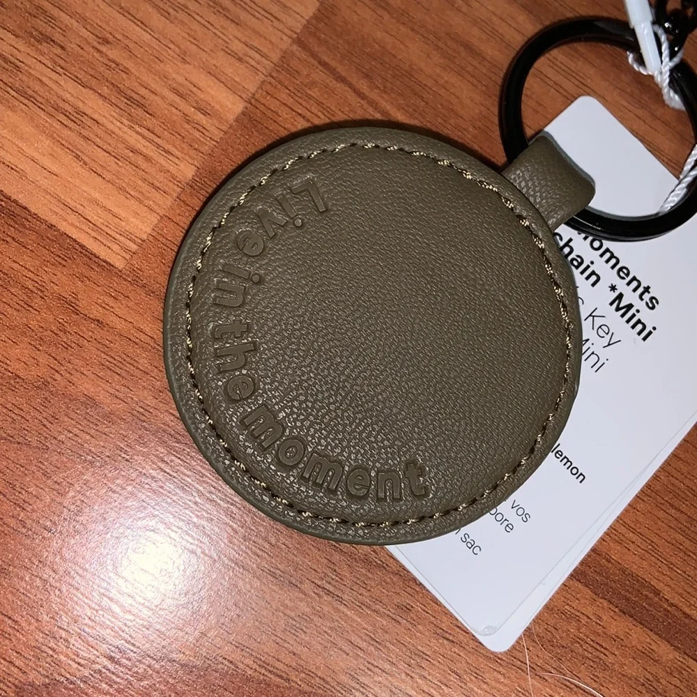 NWT Lululemon Athletica Key Moments Keychain  *Mini in Artifact